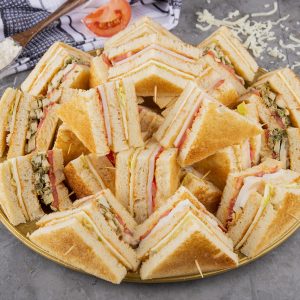 club sandwich plate 24pcs