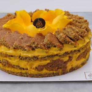SAFFARON BRULEE CAKE