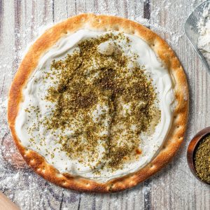 Labneh Zaatar Manoushe